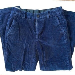 Brooks Brothers Corduroy Pants size 31W/30L Blue EUC